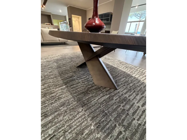 Tavolo in legno sagomato Tavolo tyron wood Cattelan italia in offerta outlet