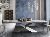 Tavolo Tyron keramik Cattelan italia in ceramica Fisso 