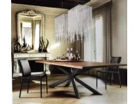 Outlet: Tavolo Cattelan Italia, piano in legno rettangolare. Prezzo scontato!