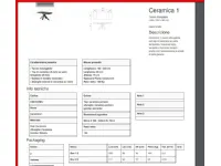 Tavolo Stones Ceramica 1 PREZZI OUTLET -45%