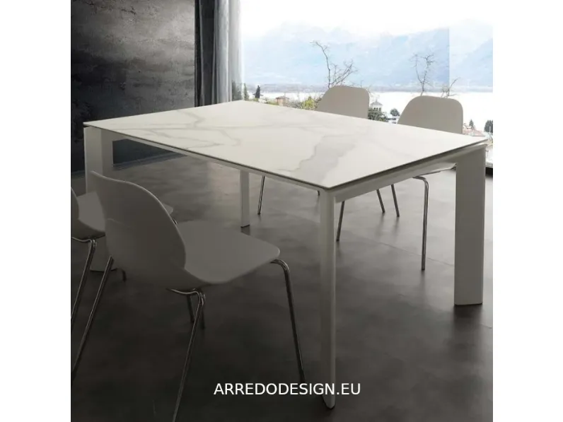 Tavolo Ceramique La seggiola in ceramica Allungabile scontato 30%