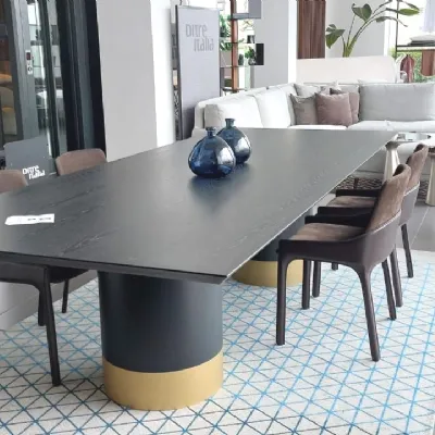 Tavolo in legno rettangolare Cilindro Artigianale a prezzo scontato