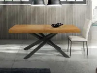 Tavolo rettangolare in legno e resina Tavolo allungabile di Collezione esclusiva in Offerta Outlet