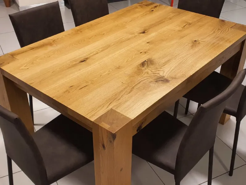 Tavolo rettangolare in legno Vivido 2 Conarte in Offerta Outlet