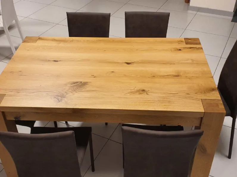Tavolo rettangolare in legno Vivido 2 Conarte in Offerta Outlet