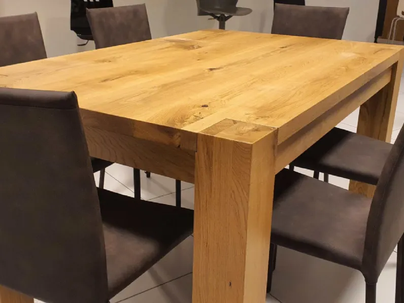 Tavolo rettangolare in legno Vivido 2 Conarte in Offerta Outlet