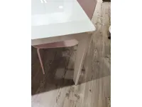 Tavolo con piano in vetro rettangolare di Connubia a PREZZO OUTLET 
