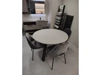 Tavolo rotondo in laminato Convivio di Easyline in Offerta Outlet