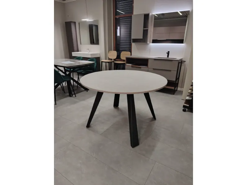 Tavolo rotondo in laminato Convivio di Easyline in Offerta Outlet