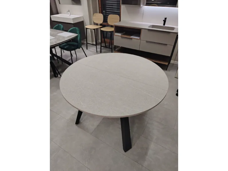 Tavolo rotondo in laminato Convivio di Easyline in Offerta Outlet