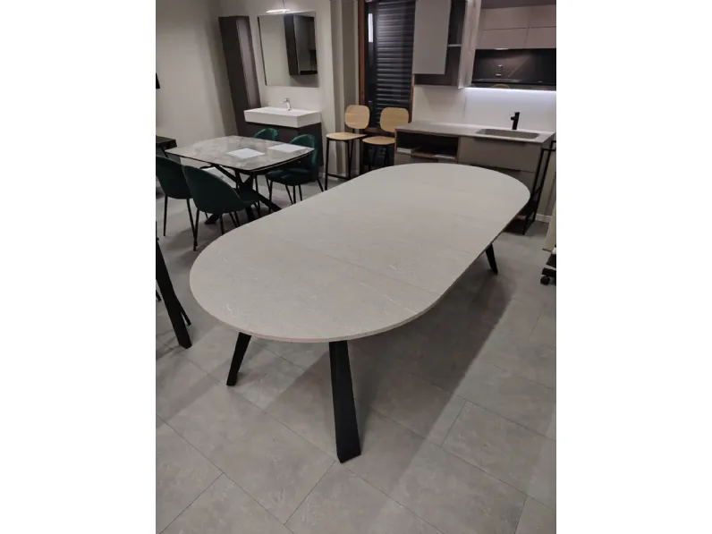 Tavolo rotondo in laminato Convivio di Easyline in Offerta Outlet