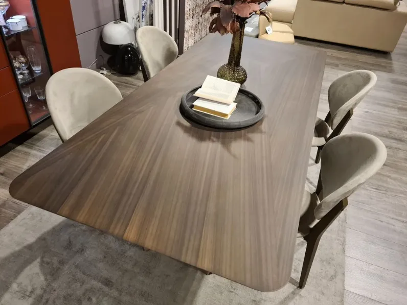 Tavolo rettangolare in legno Cv 109 blade di Pregno mobili in Offerta Outlet