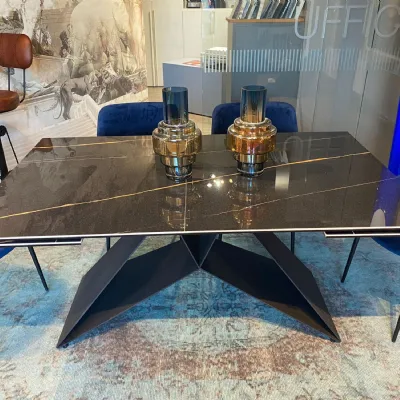 Tavolo in ceramica rettangolare D9055 Collezione esclusiva a prezzo ribassato