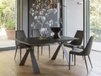 Tavolo rettangolare in legno Delta di Altacom in Offerta Outlet 
