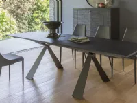 Tavolo rettangolare in legno Delta di Altacom in Offerta Outlet 
