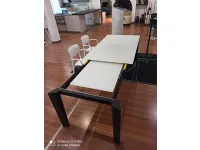 Tavolo Delta Calligaris in vetro rettangolare, allungabile fino a 2,80 m. Perfetto per ogni occasione.