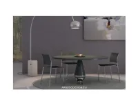 Tavolo in ceramica rotondo Perla * Dexo in offerta outlet