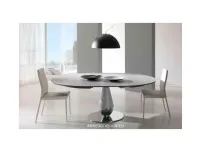 Tavolo in ceramica rotondo Perla * Dexo in offerta outlet