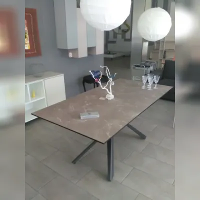 Tavolo in pietra rettangolare Diago Ozzio a prezzo ribassato