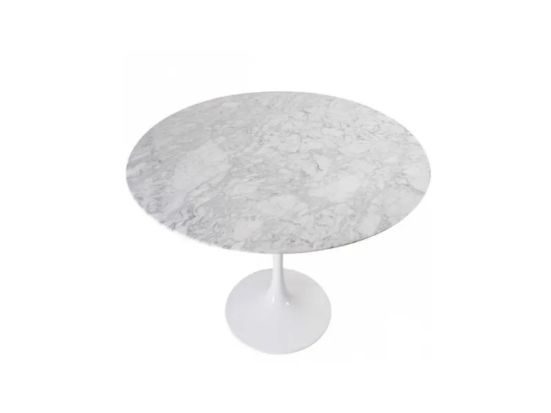 Tavolo fisso Dining tulip 120 cm marmo carrara A&c a soli 1238