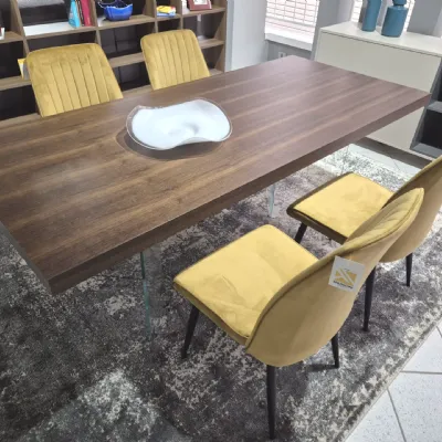 Tavolo rettangolare in legno Doge di Napol in Offerta Outlet