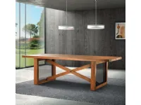 Tavolo rettangolare in legno Fabric * di Domus arte in Offerta Outlet