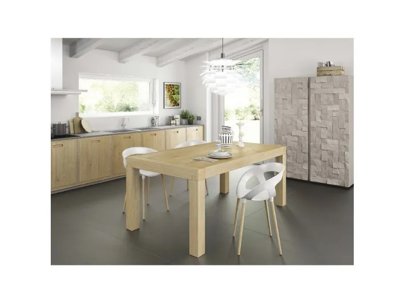 Tavolo in legno rettangolare Terra * Domus arte a prezzo scontato