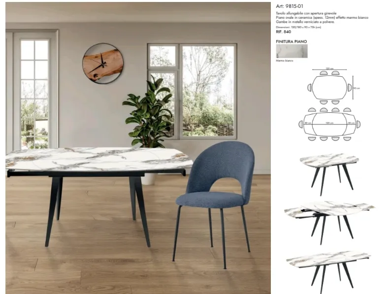 Tavolo allungabile Tavolo Domus mobili a soli 1006 Euro