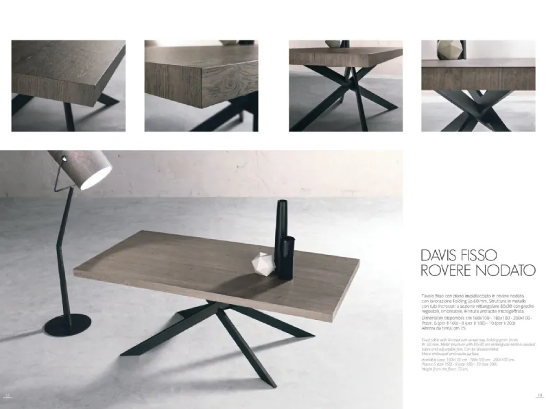Tavolo Dvs Benedetti in OFFERTA OUTLET