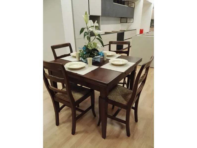 Tavolo Arcadia Artigianale in legno Allungabile scontato 50%