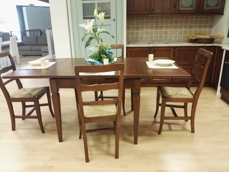 Tavolo Arcadia Artigianale in legno Allungabile scontato 50%