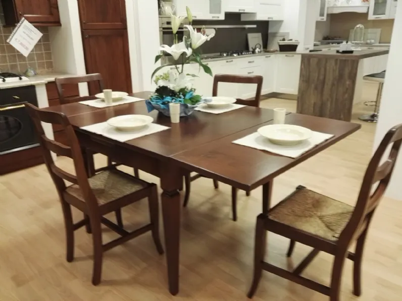 Tavolo Arcadia Artigianale in legno Allungabile scontato 50%