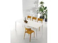 Tavolo rettangolare in ceramica Efesto 130 * di Target point in Offerta Outlet 