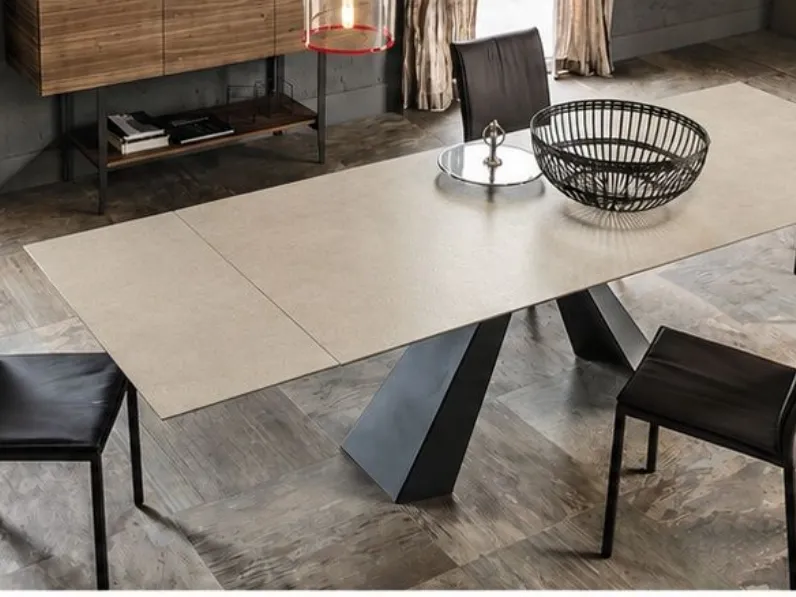 Tavolo in ceramica rettangolare Eliot keramik drive  Cattelan italia a prezzo ribassato