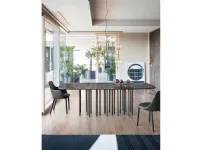 Tavolo ellittico Bonaldo in vetro. Offerta Outlet! Pronta consegna.