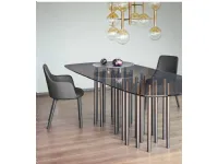 Tavolo ellittico Bonaldo in vetro. Offerta Outlet! Pronta consegna.