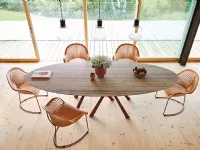 Tavolo ellittico Forest Midj scontato del 30%