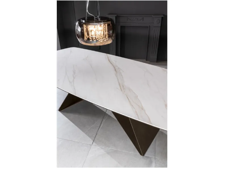 Tavolo Thanos Stones in OFFERTA OUTLET -45%