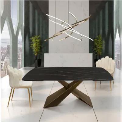 Tavolo Tavolo modello golden Mobilificio bellutti in OFFERTA OUTLET -46%