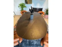 Tavolo ellittico Tyron wood y Cattelan italia scontato del 35%