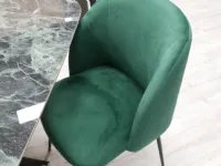 Tavolo in ceramica ovale Empire La seggiola in offerta outlet