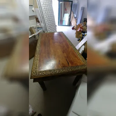 Tavolo Etniko Asia import in legno Fisso