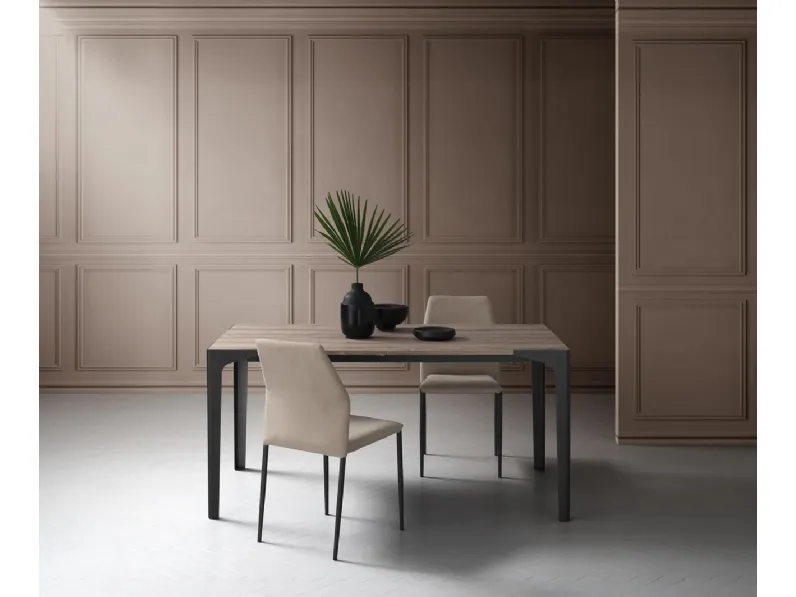 Tavolo in laminato rettangolare Ettore La primavera in offerta outlet