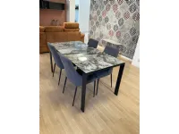 Tavolo rettangolare in ceramica Evolution di Sedit in Offerta Outlet