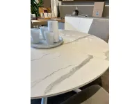 Tavolo rotondo in ceramica Fahrenheit round di Altacom in Offerta Outlet