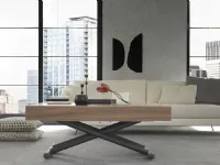 Tavolo con piano in legno sagomato di Altacom a PREZZO OUTLET 