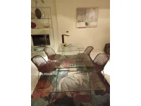 Tavolo Kayo Fiam in vetro Rettangolare allungabile scontato 50%