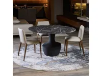 Tavolo in marmo rotondo Anfora outlet Diotti.com in offerta outlet