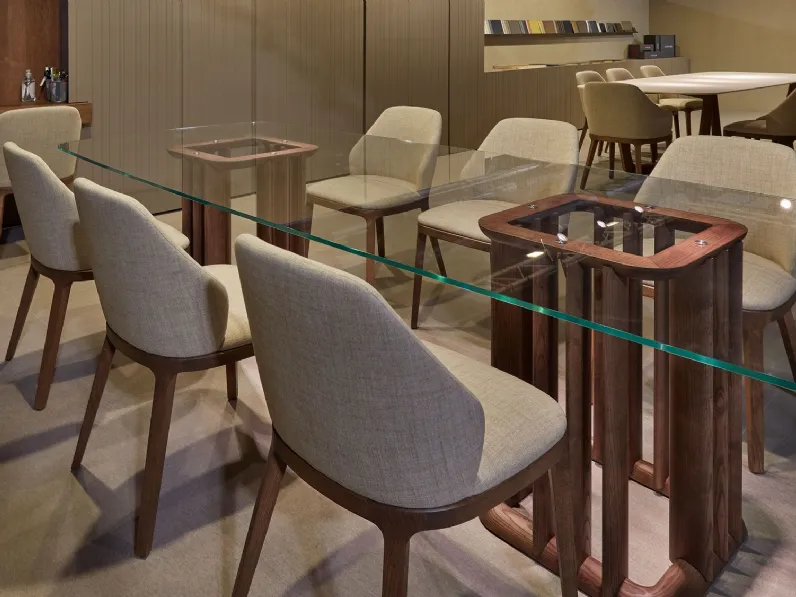 Tavolo rettangolare in legno Chelsea di Olivieri in Offerta Outlet 