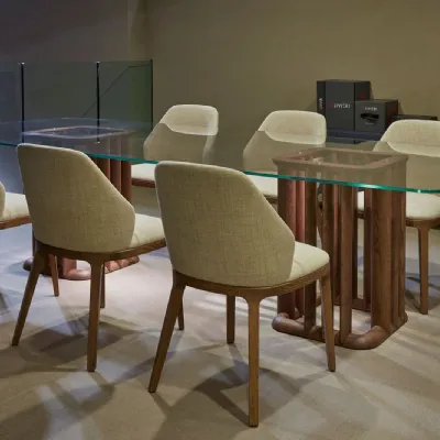 Tavolo rettangolare in legno Chelsea di Olivieri in Offerta Outlet 